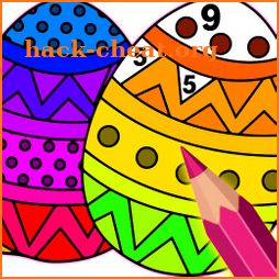 Easter Eggs Color by Number Painting Book icon