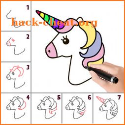 Easy Drawing: Doodle Cartoon Art Book Step by Step icon