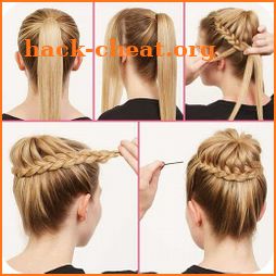 Easy Hairstyles Tutorials : Step by Steps icon