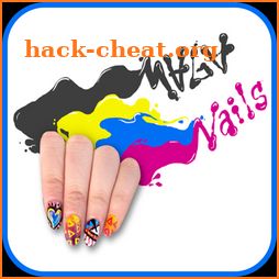 Easy nail art ideas! Modern nails trends icon