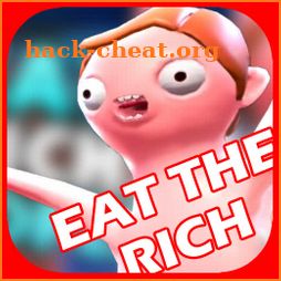 Eat the rich millionairs icon