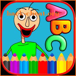 Education Basics Coloring kids icon