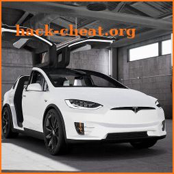 Electric SUV Tesla Model X icon