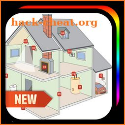 Electrical Circuit Diagram House Wiring icon