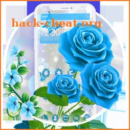 Elegant Blue Rose Theme🌹 icon