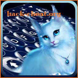 Elegant Kitty Night Keyboard Theme icon