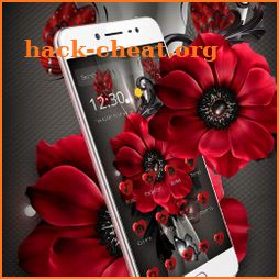Elegant Red Rose Theme icon