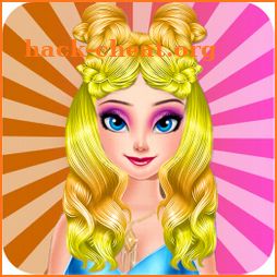 elsa in salon hair & fashion hairstyle girls games icon