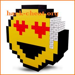 Emoji 3D Color by Number: Voxel,Pixel Art Coloring icon