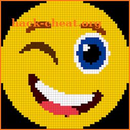 Emoji Color by Number: Pixel Art, Sandbox Coloring icon