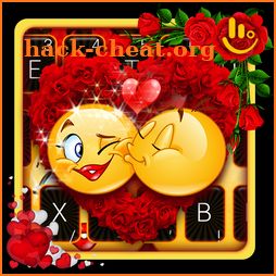 Emoji Couple Love Keyboard Theme icon