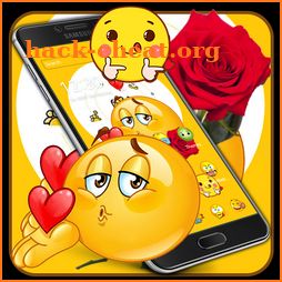 Emoji Cute Yellow Face Theme icon
