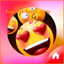 Emoji Launcher- Love emoji & gif stickers icon