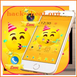 Emoji Love Launcher Theme 🤗 icon