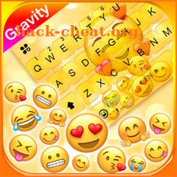 Emojis 3D Gravity Keyboard Theme icon