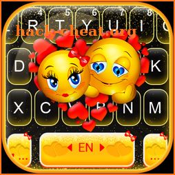 Emojis Love Keyboard Theme icon