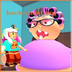 Escape Obby Grandma cookie swirl icon