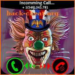 Evil Scary clown call(fakecall killer clown) prank icon