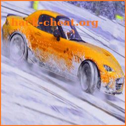 Extreme  Hills Snow Car Racing icon