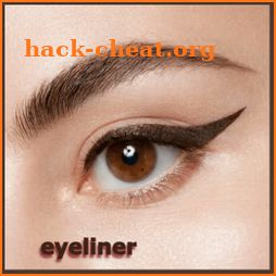 Eyeliner step by step icon