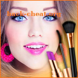 Face beauty makeup camera icon