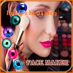Face makeup photo editor 2019: icon