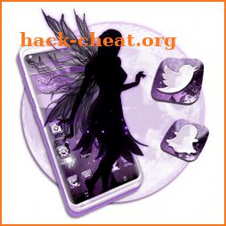Fairy Dark Purple Launcher Theme icon