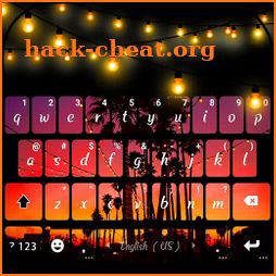 Fairy Lights Sunset Keyboard Background icon