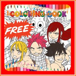 Fairy Tail Coloring Book Anime icon