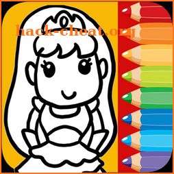 Fairytale Princess Coloring Games icon
