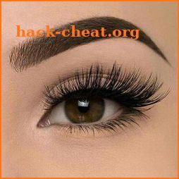 Fake and magnetic eyelash icon