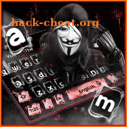 Fake Anonymous Mask Keyboard Theme icon