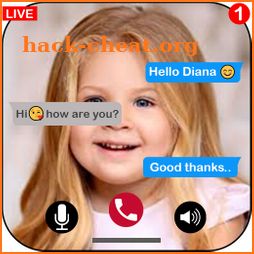 fake call and chat live diana icon