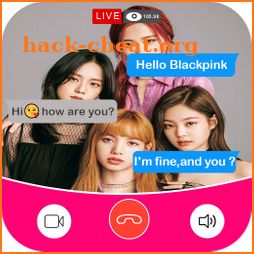 fake call and chat with BlackPink-prank icon