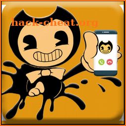 Fake call from bendy icon