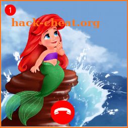 Fake Call From Mermaid Princess:Simulation icon
