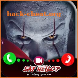 Fake Call from vedio Pennywise killer icon