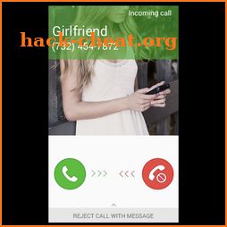 Fake Call Girlfriend prank icon