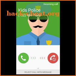 Fake Call Kids Police icon