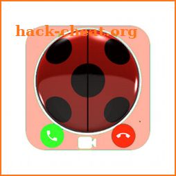 Fake call Ladybug icon