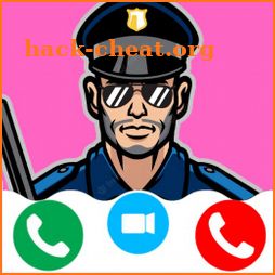 Fake call police : kids police icon