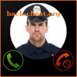 fake call police  prank icon
