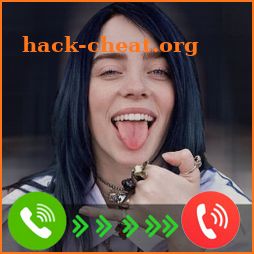 Fake call video from Billie Eilish icon