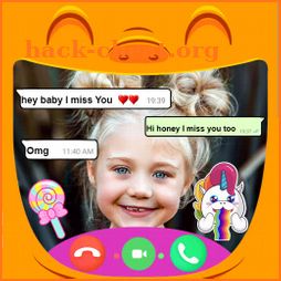 Fake Call Video Live Chat With : "Everleigh Rose" icon