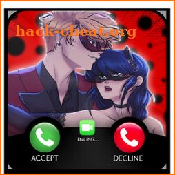 Fake call with Lady bug - Chat noir calls you icon