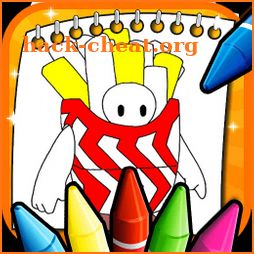 Fall Guys Coloring Book icon