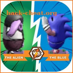 Fall Super blue hedgehog Dash Vs Fall Super Alien icon