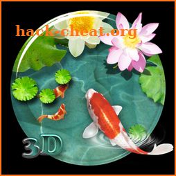 Fancy 3D koi fish theme icon