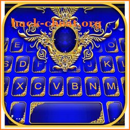 Fancy Baroque Keyboard Background icon
