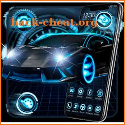 Fancy Black Car Launcher Theme Live HD Wallpapers icon
